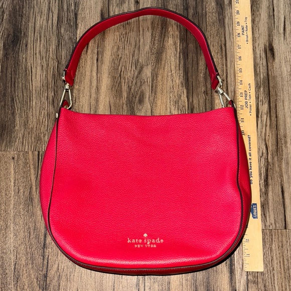 Kate Spade Red Curved Shoulder Bag - Picture 2 of 7